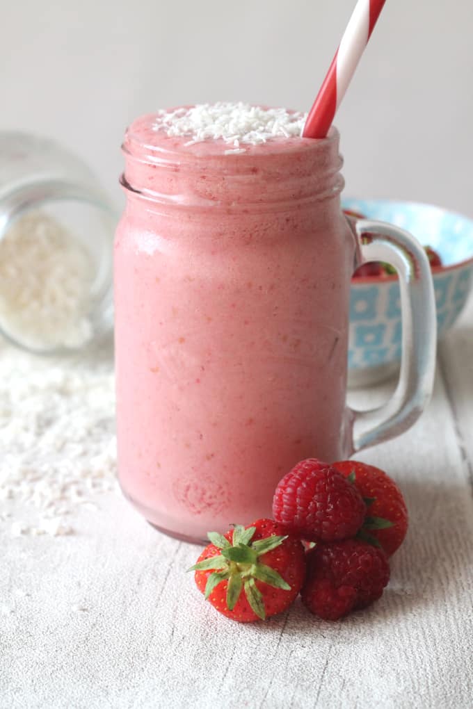 Coconut & Berry Smoothie My Fussy Eater Easy Kids Recipes