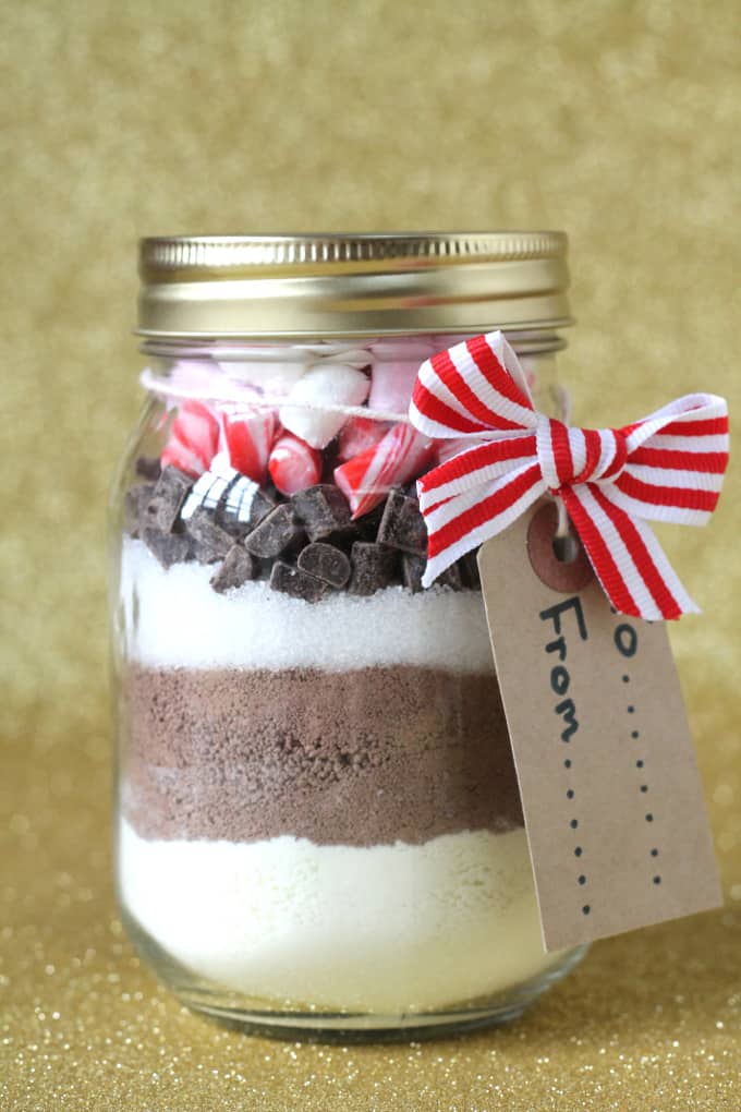 Edible Christmas Gifts Peppermint Hot Chocolate My