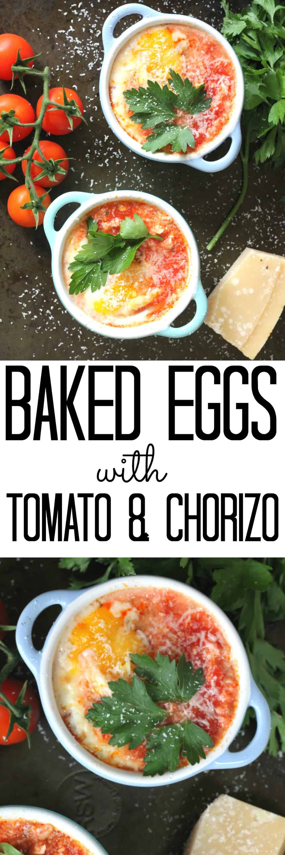 Baked Eggs with Tomato & Chorizo My Fussy Eater Healthy Kids Recipes