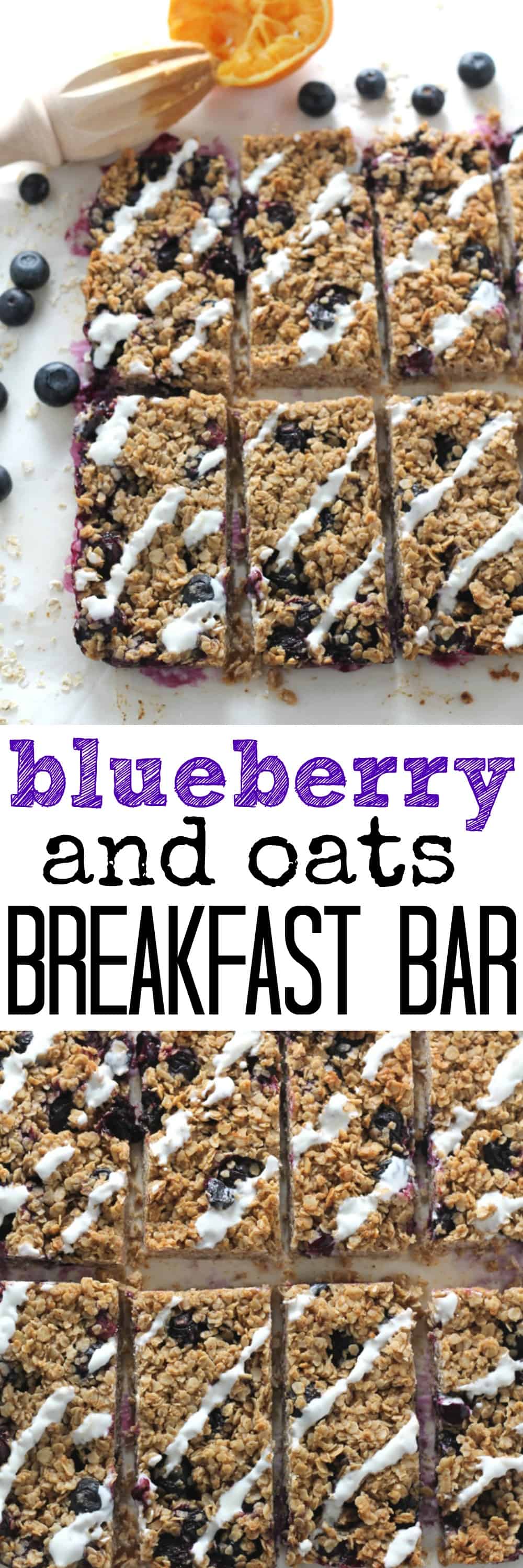 Blueberry Oat Breakfast Bar My Fussy Eater Healthy Kids Recipes
