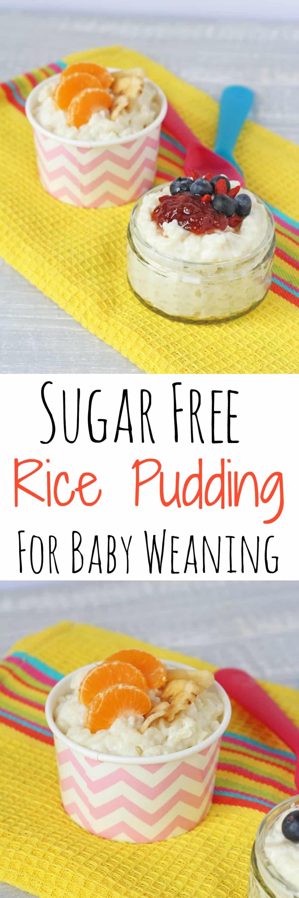 Sugar Free Coconut Rice Pudding {Suitable for Weaning} My Fussy Eater