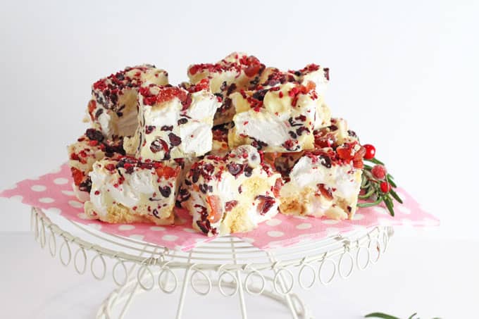 Festive White Chocolate Rocky Road - My Fussy Eater | Healthy Kids Recipes