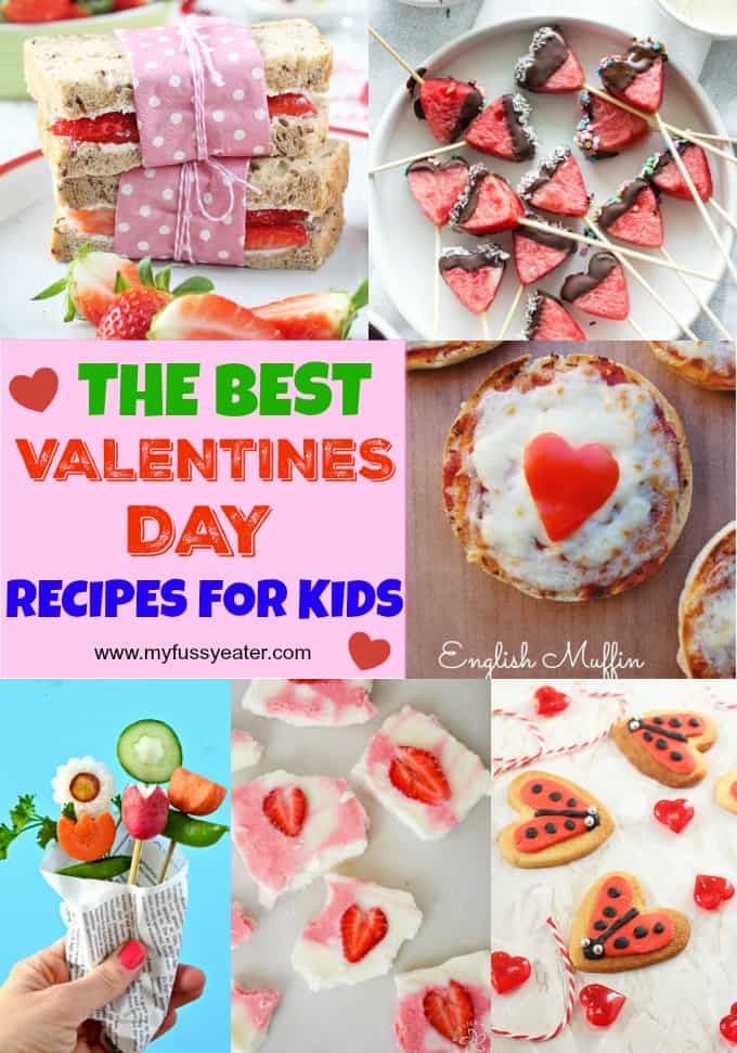The Best Valentine's Day Recipes and Food Ideas for Kids Pinterest Pin