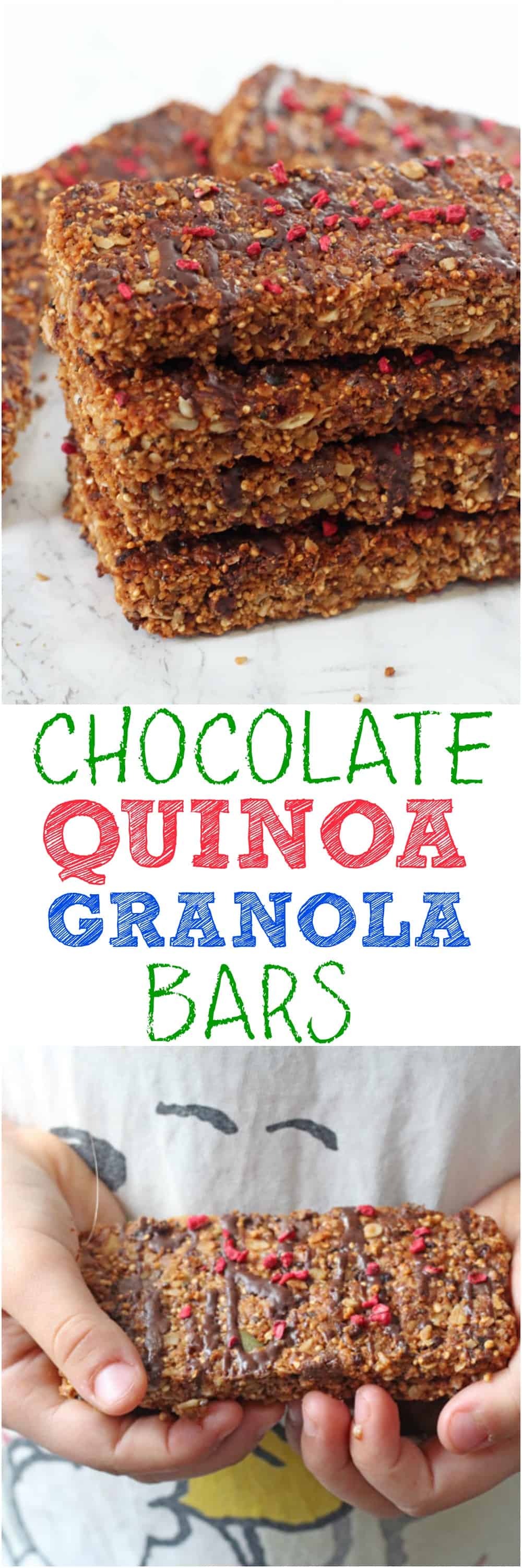 Chocolate Quinoa Granola Bars My Fussy Eater Healthy Kids Recipes