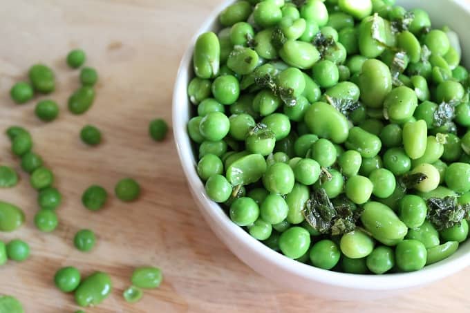 Broad Bean & Pea Salad - My Fussy Eater