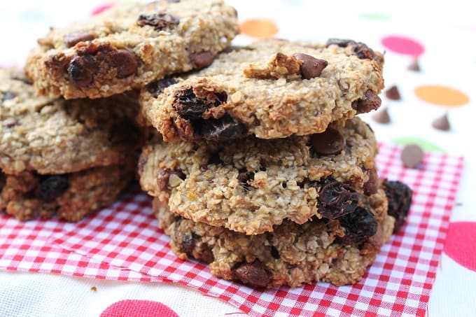 oat and banana cookies