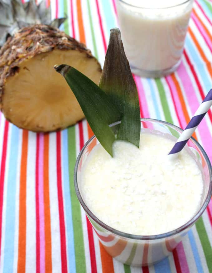 healthy pina colada smoothie