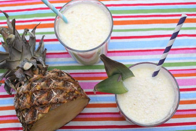 pineapple and coconut smoothie