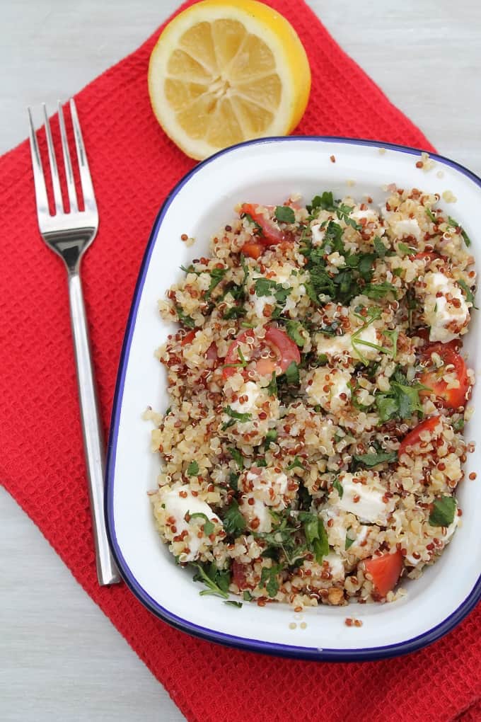 tabbouleh with quinoa & feta