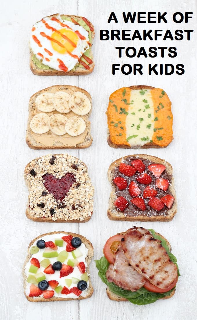 7 Healthy & Filling Breakfast Toasts - My Fussy Eater | Easy Kids Recipes