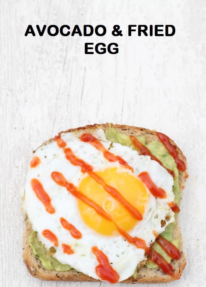 avocado and egg on toast