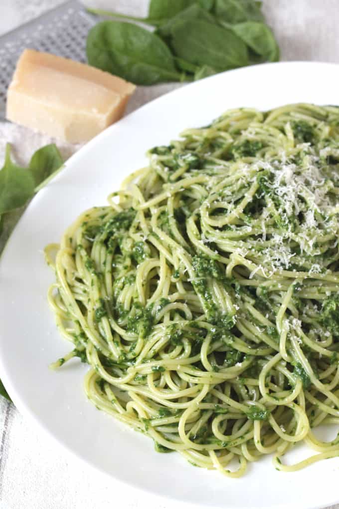 Spinach Pesto Pasta