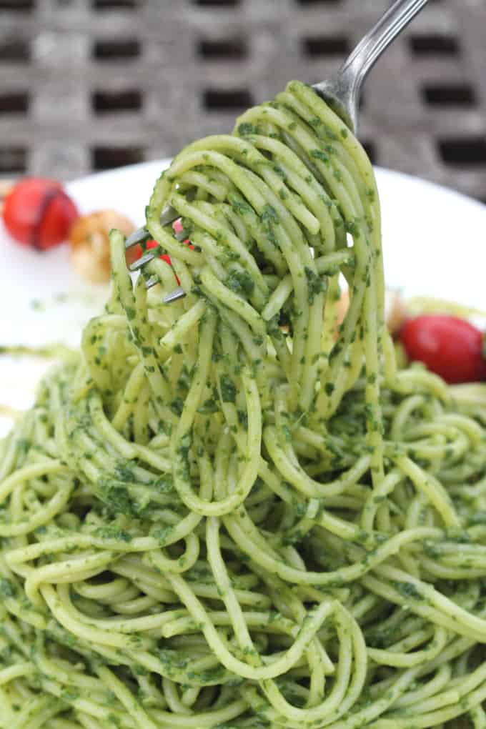 Spinach Pesto Pasta