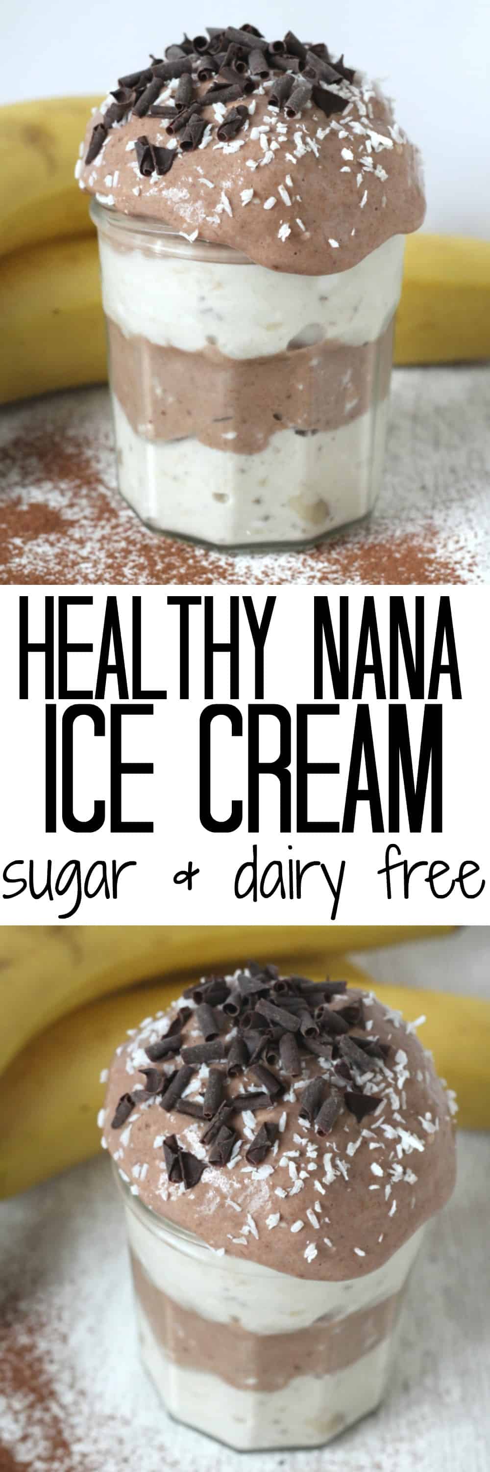 healthy ice cream pinterest pin