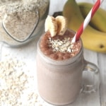 choco banana breakfast smoothie