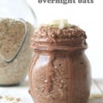 cocoa banana overnight oats