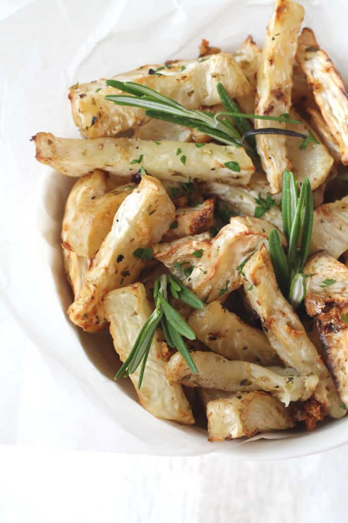 celeriac garlic fries