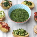 jacket potato bruschetta