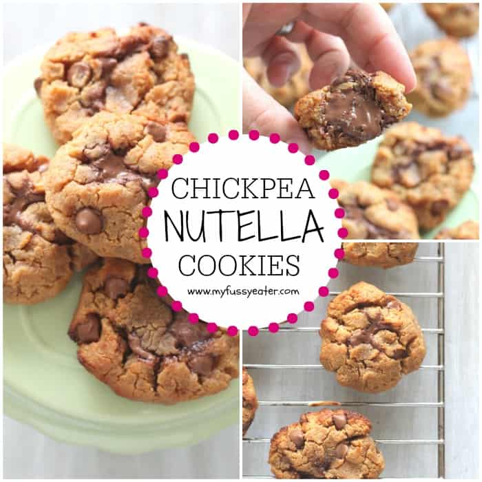 Chickpea Nutella Cookies!