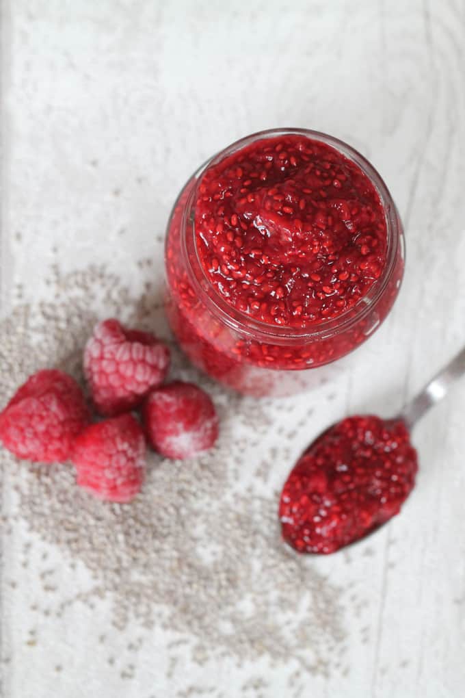 raspberry chia jam