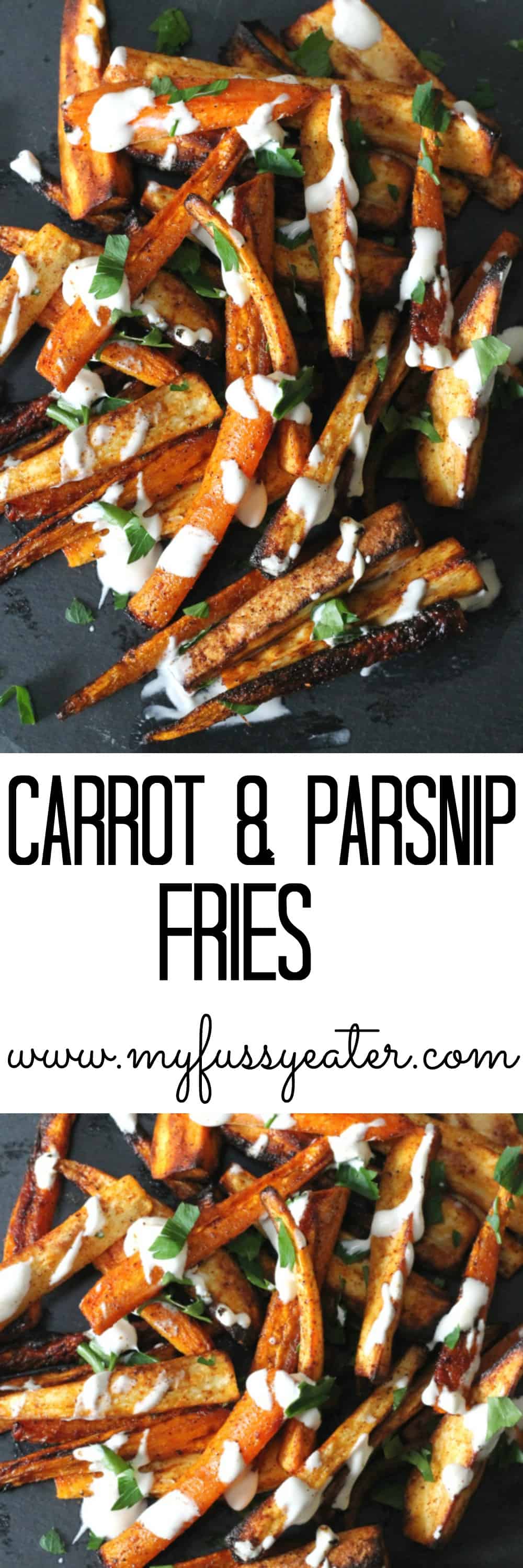 carrot and parsnip fries pinterest pin