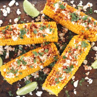 mecian corn on the cob feta cheese