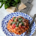 one pot pasta finished end result after
