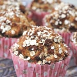 mixed spice pear muffins