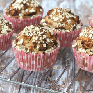 pear and oat breakfast muffins gluten free