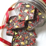 dark chocolate bark goji berries