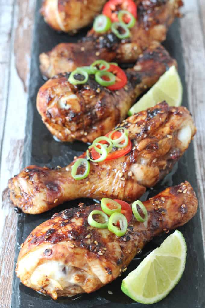 sweet and sticky chilli chicken