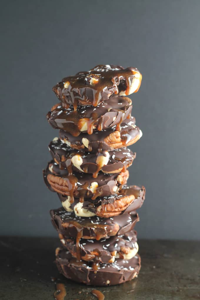 Chocolate Caramel Peanut Clusters — Let's Dish Recipes