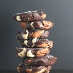 chocolate caramel nut clusters turtles