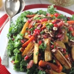 leftover christmas salad kale turkey ham
