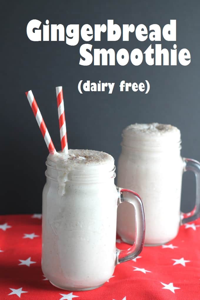 gingerbread smoothie pinterest pin