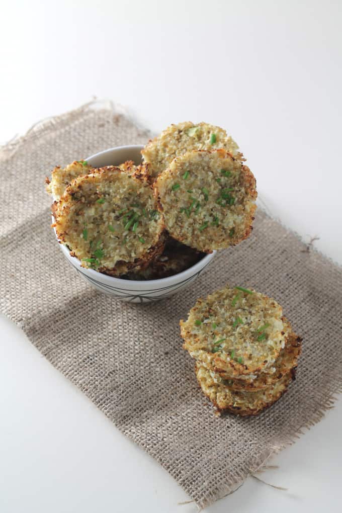 quinoa and cauliflower bites