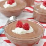 A delicious, light and healthier Chocolate Mousse recipe made with greek yogurt. Great for kids, this makes a really simple but very tasty summer dessert!