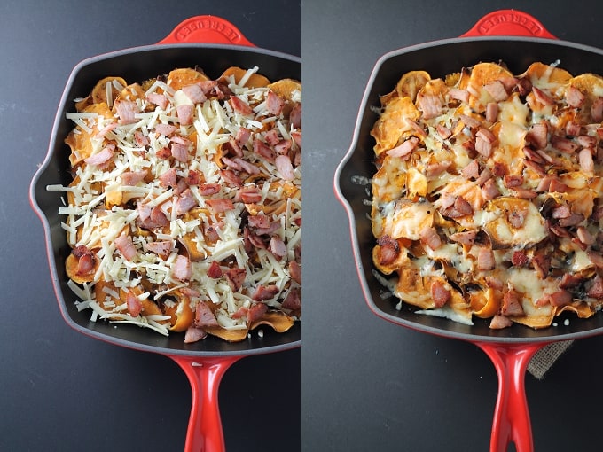 nachos made from sweet potatos