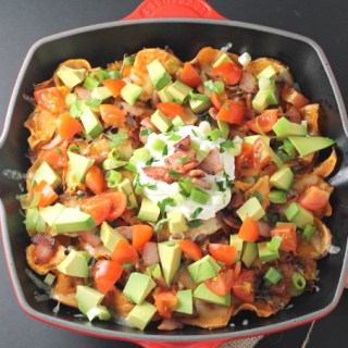 healthy sweet potato nachos