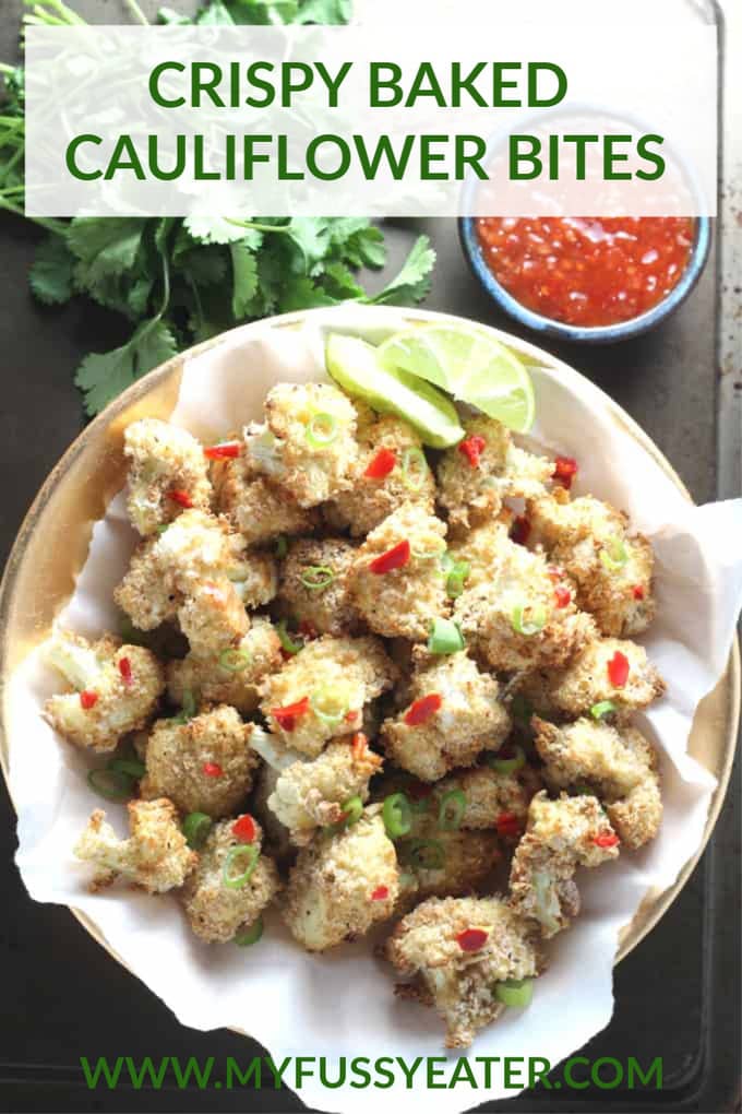 crispy baked cauliflower bites