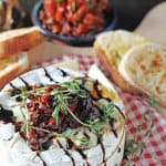 Baked Camembert with Black Garlic & Balsamic Sund-Dried Tomatoes | My Fussy Eater Blog