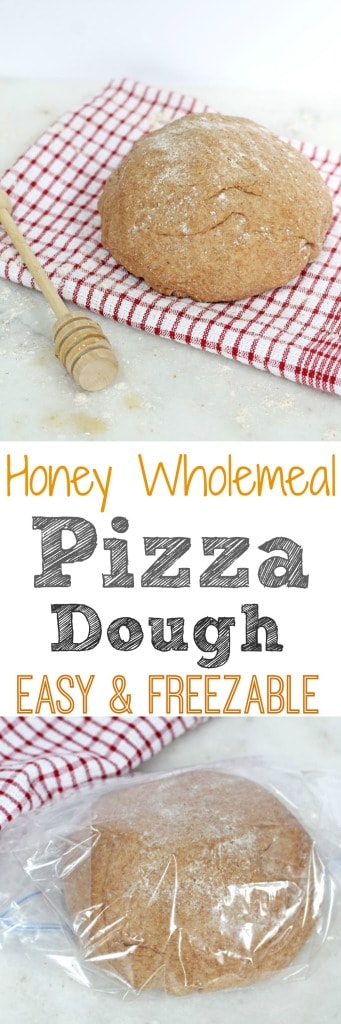 Easy & Freezable Honey Wholemeal Pizza Dough Recipe | My Fussy Eater Blog