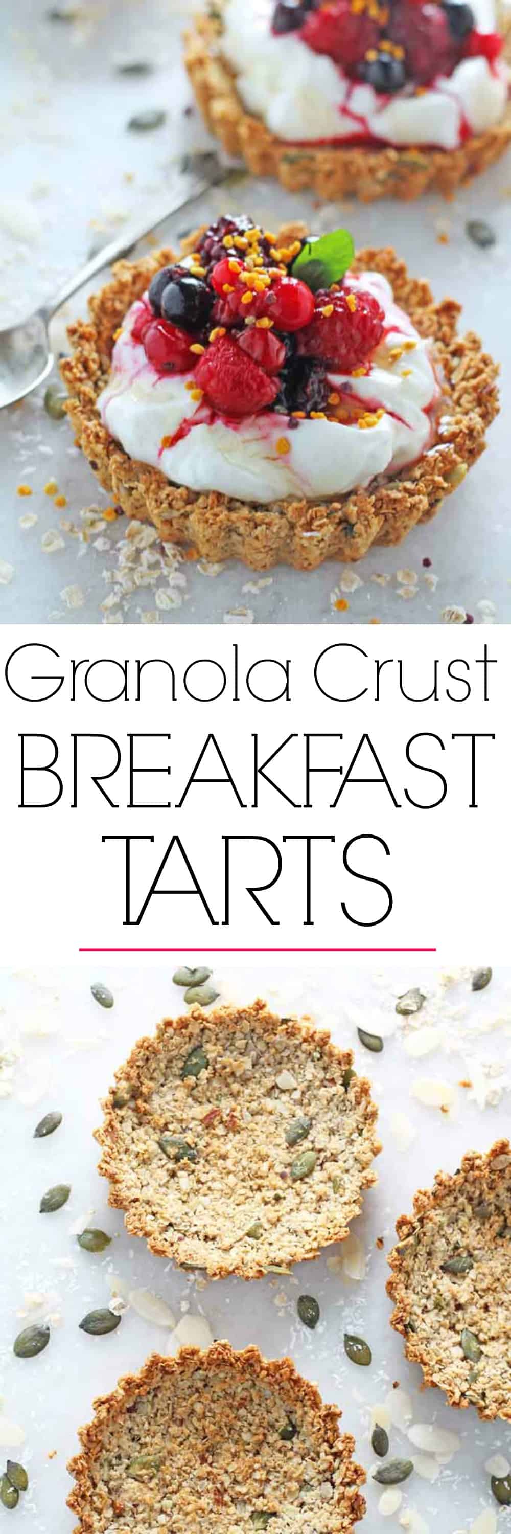 Granola Crust Breakfast Tarts with Yogurt & Berries - My Fussy Eater ...