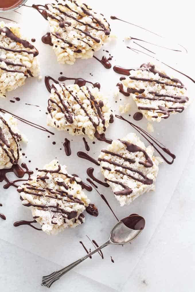 healthy coconut chocolate rice krispie no marshmallow