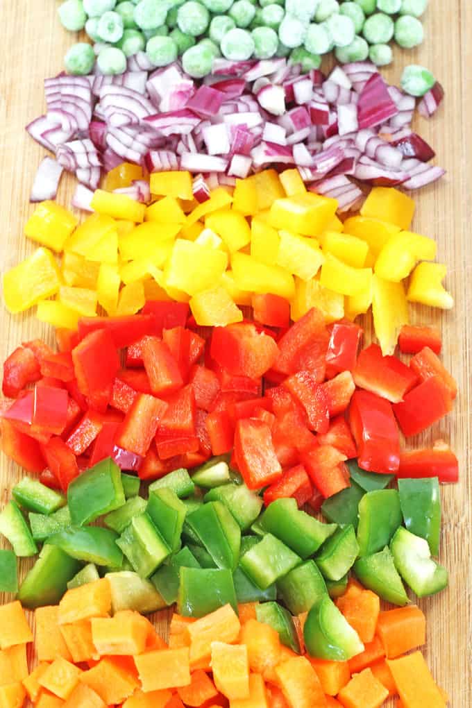 rainbow veggies