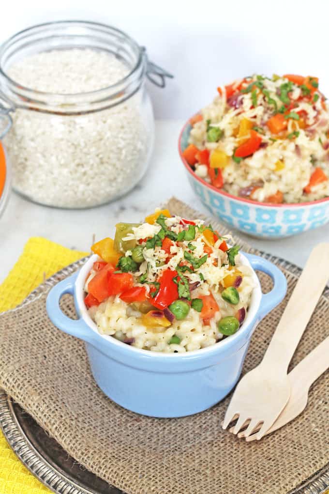 Easy 20 Minute Rainbow Veggie Risotto for Kids | My Fussy Eater Blog