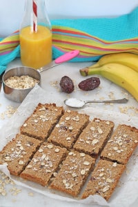 Sugar Free Flapjacks Oat Bars for Baby Led Weaning | My Fussy Eater Blog