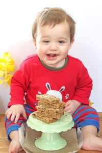 Sugar Free Flapjacks Oat Bars for Baby Led Weaning | My Fussy Eater Blog