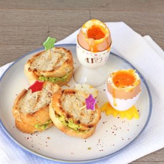 Dippy Eggs with Avocado Grilled Cheese Toasties | My Fussy Eater Blog