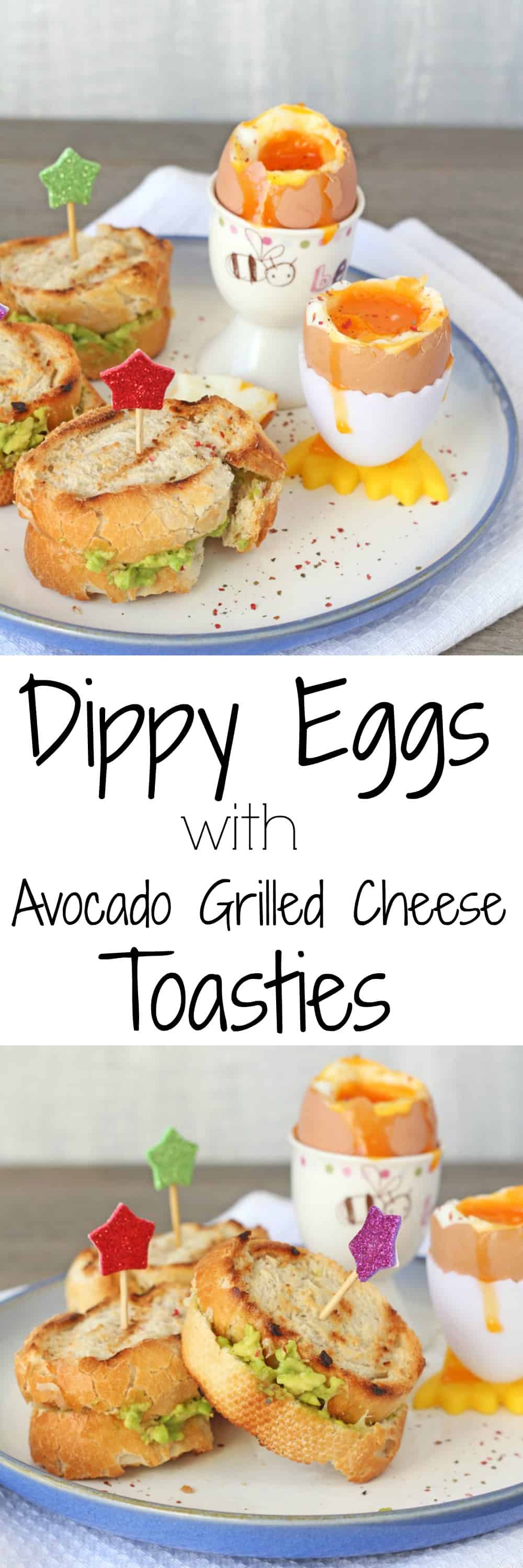 Dippy Eggs with Avocado Grilled Cheese Toasties | My Fussy Eater Blog